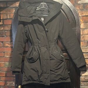 Canada Goose Women's Black Hooded Jacket